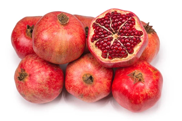 Sweet pomegranate isolated on white background. — Stock Photo, Image