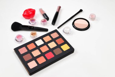 Kozmetik güzellik ürünleri, göz ile profesyonel makyaj ürünleri 