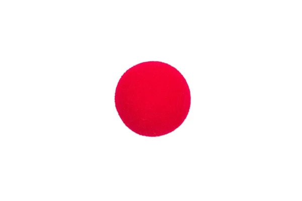 Palyaço burnu beyazda izole. 