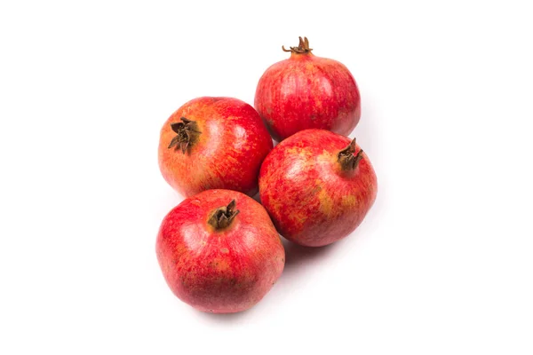 Sweet pomegranate isolated on white background. Royalty Free Stock Photos