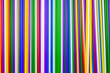 Renkli plastik borular arka plan. 