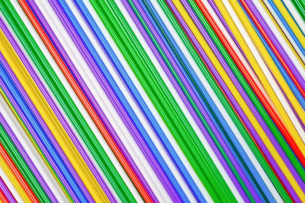 Colorful plastic tubules background. — Stock Photo, Image