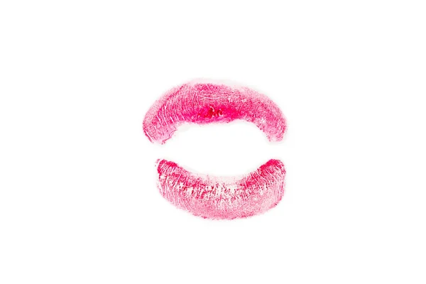 Woman kiss isolated on white background. — 스톡 사진