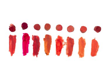 Ruj örnekleri beyaz arkaplanda izole edildi. 