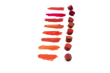 Ruj örnekleri beyaz arkaplanda izole edildi. 