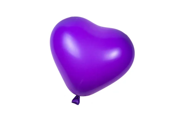 Фиолетовый шар на белом фоне . — стоковое фото