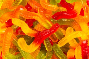 Juicy colorful jelly sweets. Gummy candies.  clipart