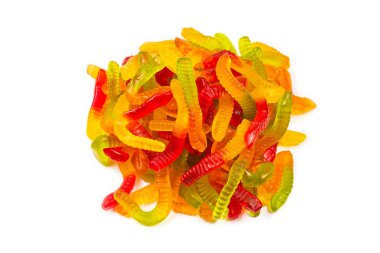 Sulu renkli jöleli şekerler. Şekerleme.. 