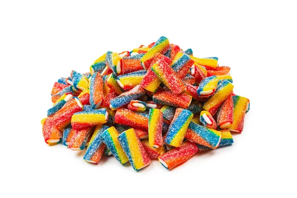 Tubos coloridos, doces de geleia . — Fotografia de Stock