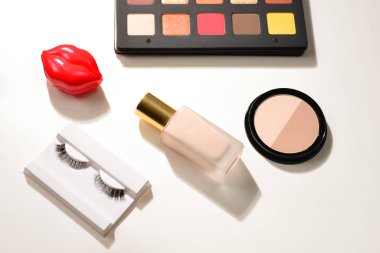 Kozmetik güzellik ürünleri, göz ile profesyonel makyaj ürünleri 