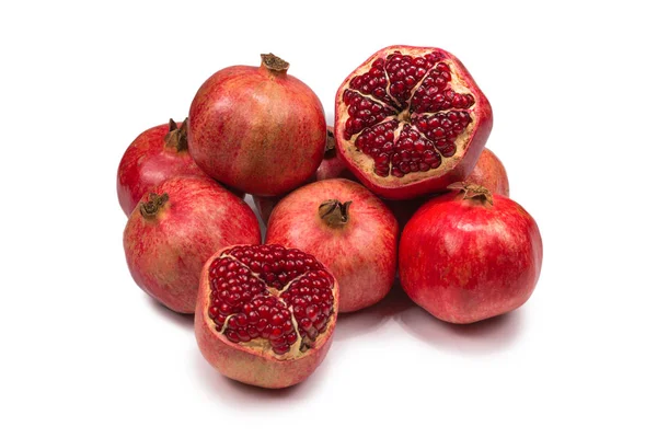 Sweet pomegranate isolated on white background. — Stock Photo, Image