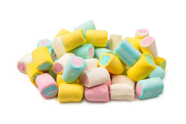 Barevné chutné marshmallow pozadí. — Stock fotografie