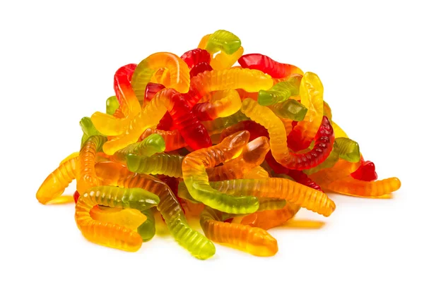 Saftiga färgglada gelégodis. Gummigodis. — Stockfoto