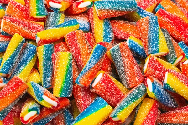 Tubos coloridos, doces de geleia . — Fotografia de Stock