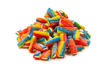 Renkli tüpler, jöleli şekerler.. 