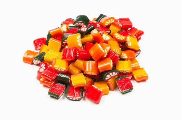 Citrus colorful candies. Jelly sweets, — 스톡 사진