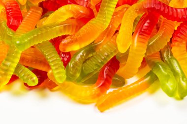 Sulu renkli jöleli şekerler. Şekerleme.. 