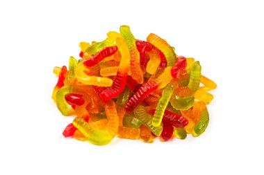 Sulu renkli jöleli şekerler. Şekerleme. Yılanlar.. 