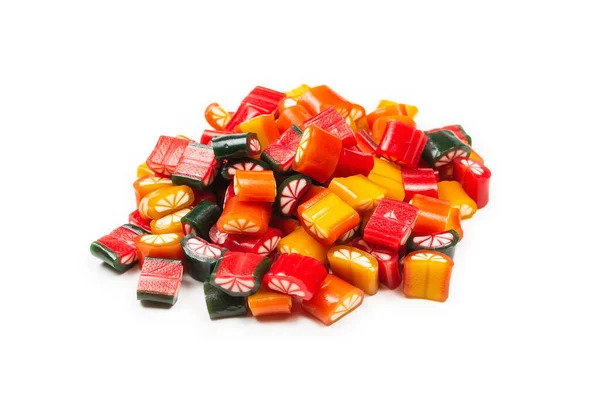 Citrus Colorful Candies Jelly Sweets Top View — Stock Photo, Image