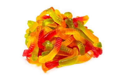 Sulu renkli jöleli şekerler. Şekerleme. Yılanlar.. 