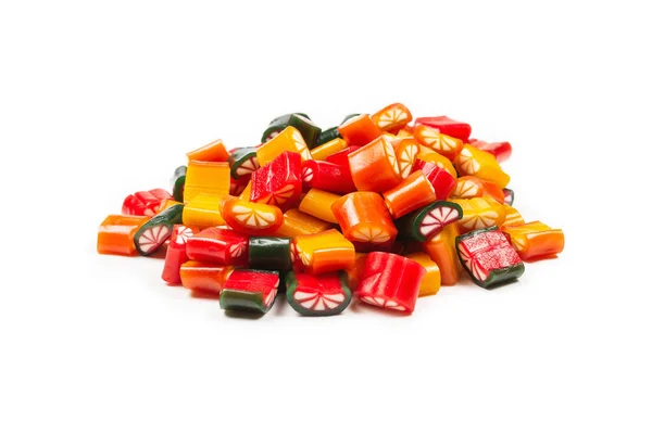 Citrus Kleurrijke Snoepjes Jelly Snoepjes Bovenaanzicht — Stockfoto
