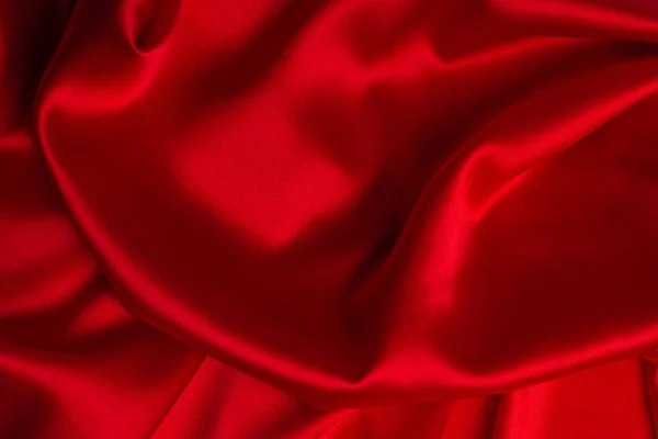 Червоний Шовк Або Атласна Розкішна Тканина Може Використовуватись Абстрактний Фон — стокове фото