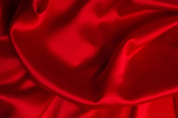 Soie Rouge Satin Texture Tissu Luxe Peut Utiliser Comme Fond — Photo