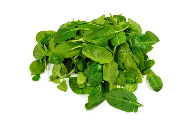 Fresh Spinach Leaves Background Top View — Stock Photo, Image