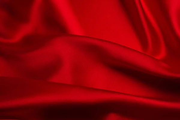 Red Silk Satin Luxury Fabric Texture Can Use Abstract Background — Stock Photo, Image