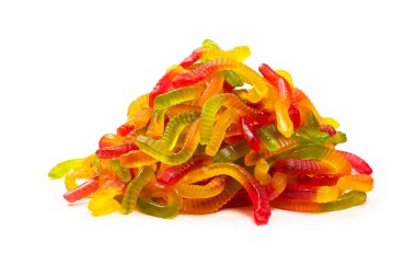 Sulu renkli jöleli şekerler. Şekerleme. Yılanlar.. 