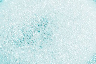 Yeşil köpük arka plan, üst manzara. Boşluğu kopyala. 