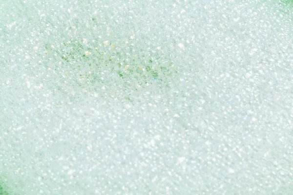 Green Lather Background Top View Copy Space — Stock Photo, Image