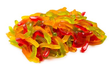 Sulu renkli jöleli şekerler. Şekerleme. Yılanlar.. 