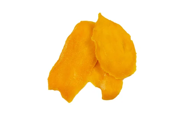 Tatlı Mango Dilimleri Arka Planda Üst Görünüm — Stok fotoğraf
