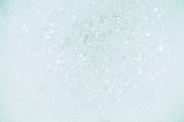 Yeşil köpük arka plan, üst manzara. Boşluğu kopyala. 