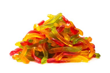 Sulu renkli jöleli şekerler. Şekerleme. Yılanlar.. 