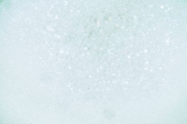 Yeşil köpük arka plan, üst manzara. Boşluğu kopyala. 