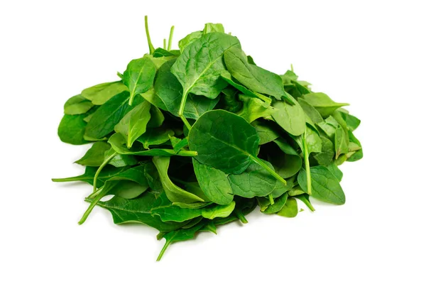 Fresh Spinach Leaves Background Top View — Stock Photo, Image