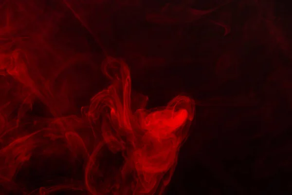 Red Steam Black Background Copy Space — Stock Photo, Image