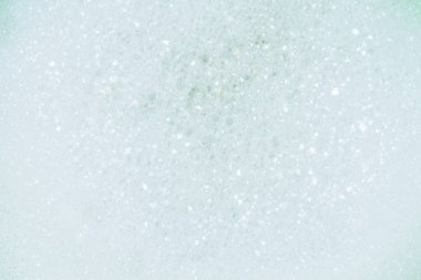 Yeşil köpük arka plan, üst manzara. Boşluğu kopyala. 