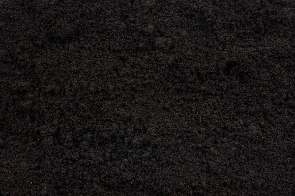 Черная Земля Растительного Фона Вид Сверху — стоковое фото