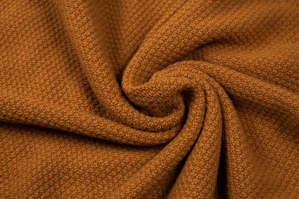 Modèle Tissu Tricoté Brun Vêtements Chauds — Photo