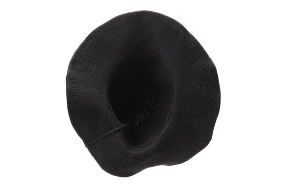 Шляпа Ведьмы Выделена Белом Фоне Хэллоуинская Ткань — стоковое фото
