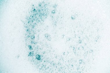 Yeşil köpük arka plan, üst manzara. Boşluğu kopyala. 