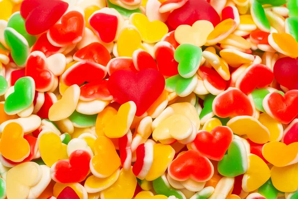 Juicy Colorful Jelly Sweets Gummy Candies — Stock Photo, Image