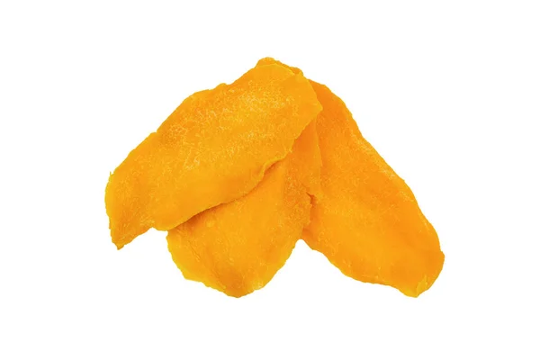 Gustoso Zucchero Mango Fette Sfondo Vista Dall Alto — Foto Stock