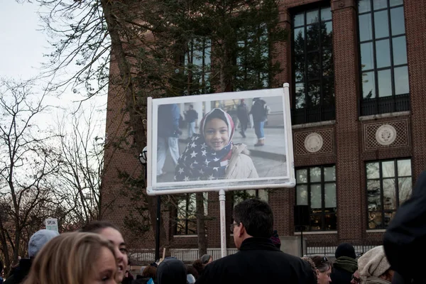 Ann Arbor Michigan 2018 Marcha de la Mujer —  Fotos de Stock