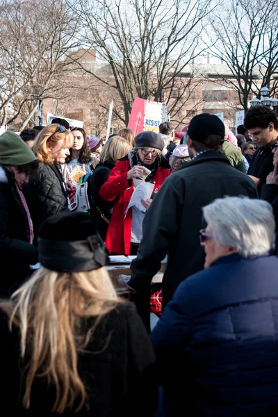 Ann Arbor Michigan 2018 Marcha de la Mujer —  Fotos de Stock