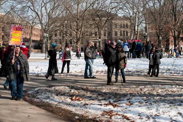 Ann Arbor w stanie Michigan 2018 kobiet — Zdjęcie stockowe