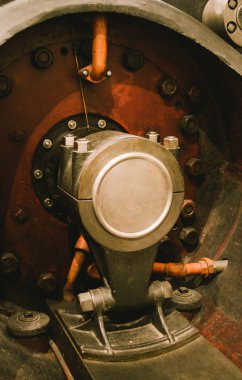 gemi hareket güç ile kırmızı türbin